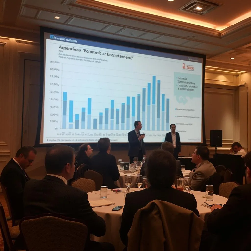 Conferencia sobre economía argentina